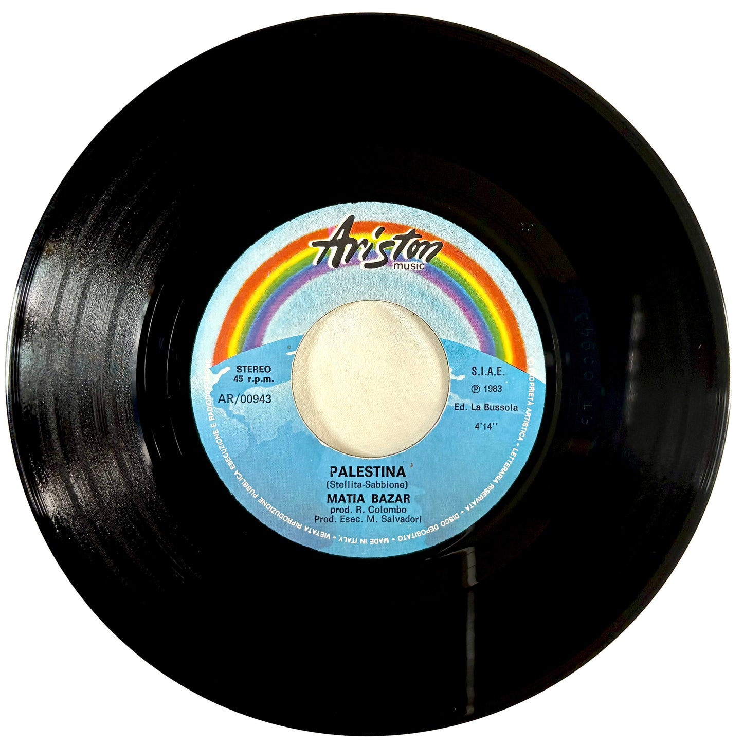 MATIA BAZAR - Vacanze Romane - Vinile Nero (45rpm)