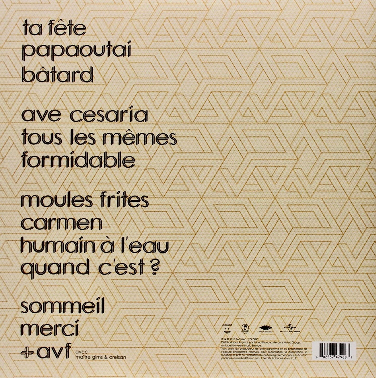 STROMAE - Racine Carrée - Doppio Vinile Nero (Black Double Vinyl)
