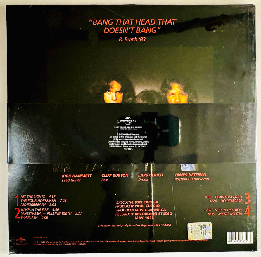 METALLICA - Kill ‘em All - Doppio Vinile Nero (45rpm Series, 2008)