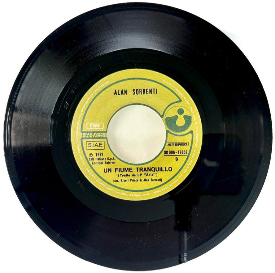 ALAN SORRENTI - Vorrei Incontrarti / Un Fiume Tranquillo - 45rpm Vinile Nero (7" Black) (RSD 2015)