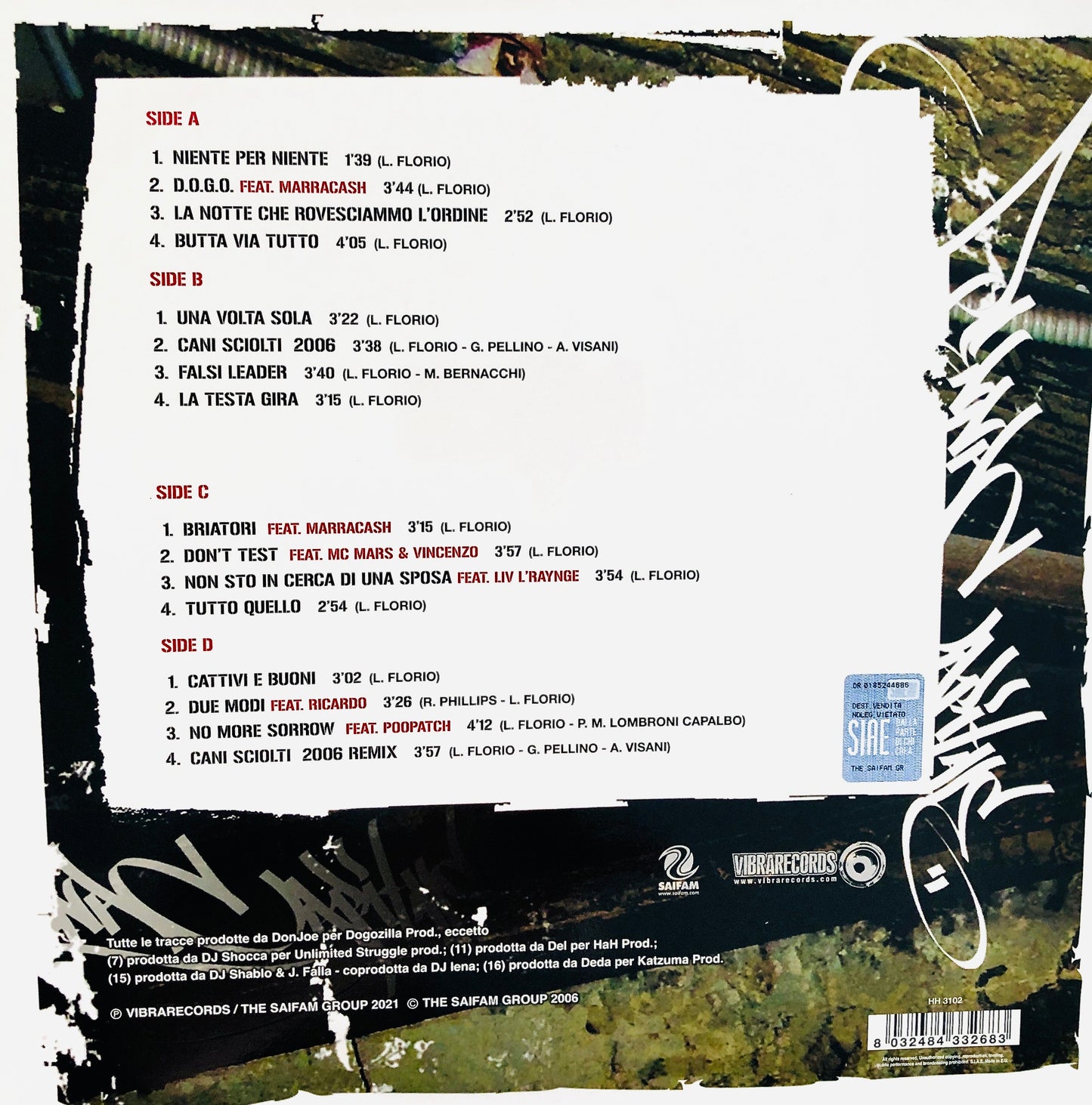 CLUB DOGO - Penna Capitale - Doppio Vinile Nero / Rap