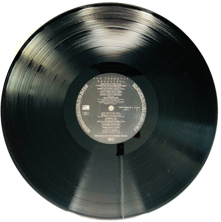 LED ZEPPELIN - Remasters - Triplo Vinile Nero (3LPs Black Vinyl) (Atlantic - 1990)