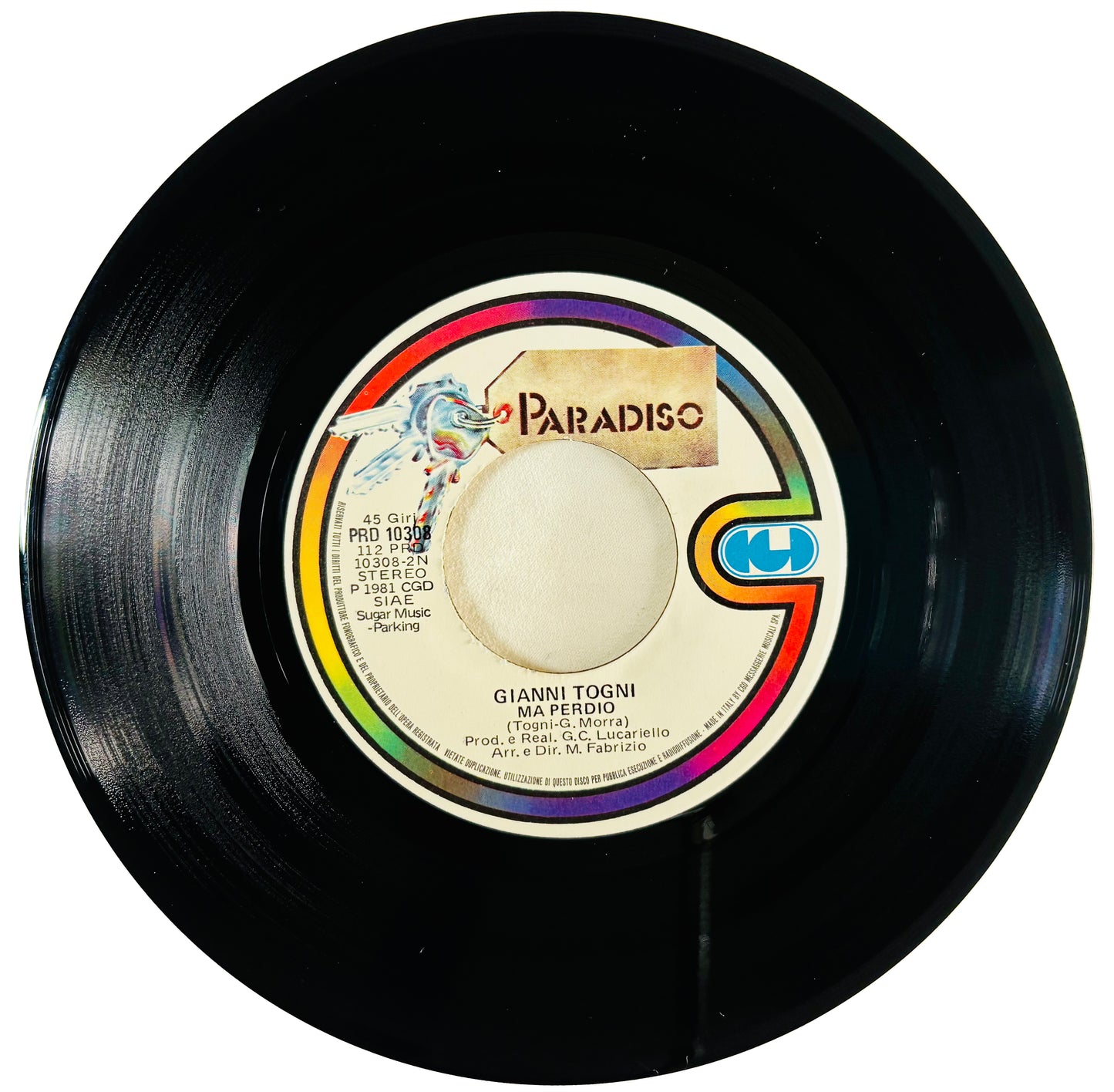 GIANNI TOGNI - Semplice - Vinile Nero 45rpm (7” Black Vinyl) (1981)