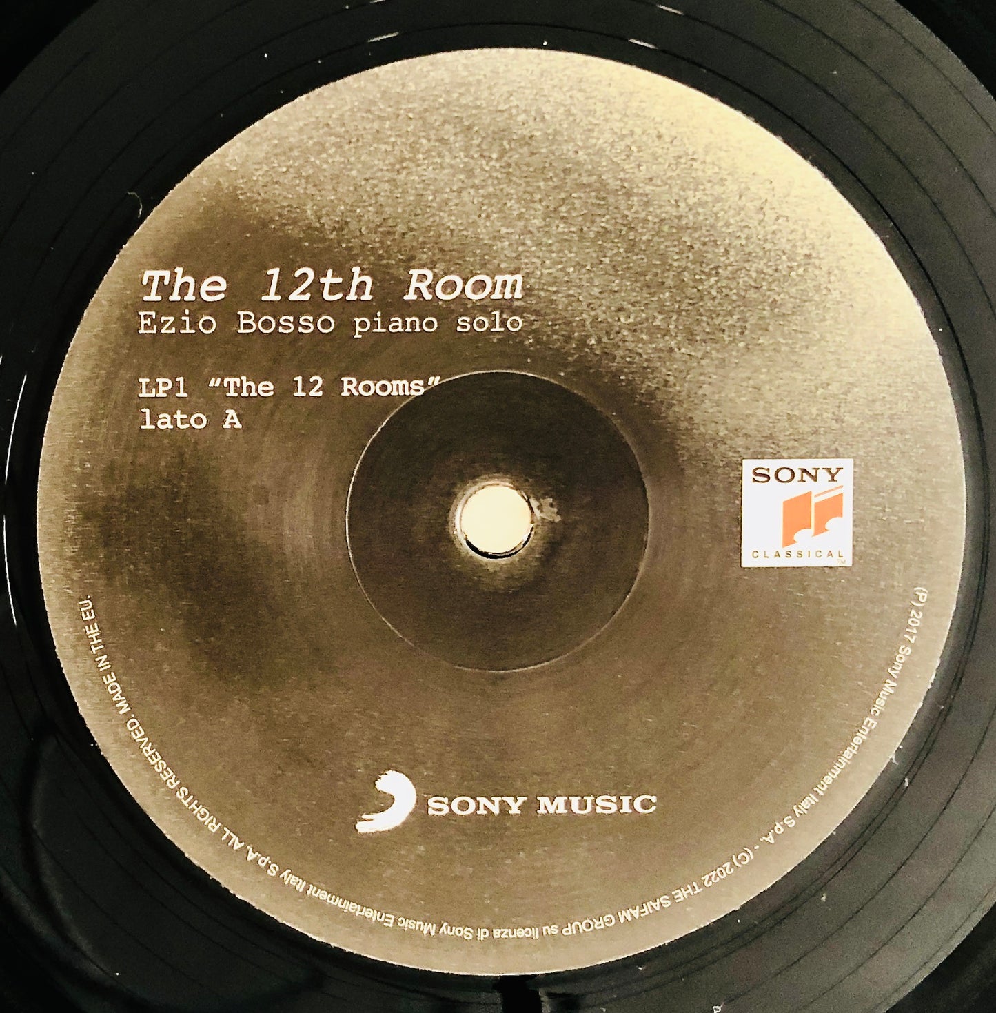 EZIO BOSSO - The 12th Room (piano solo) - Triplo Vinile Nero (Ed. Lim. Numerata 500 copie)