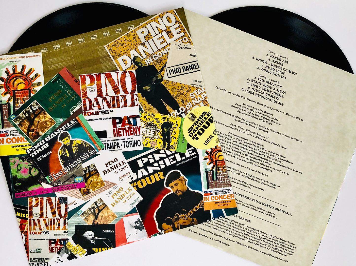 PINO DANIELE - Quando (Volume 1 / 2 / 3) - Doppio Vinile Nero