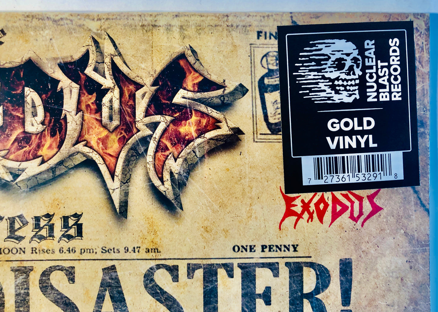 EXODUS - British Disaster! - Doppio Vinile Dorato (Double Gold Vinyl) (Ed. 2024)