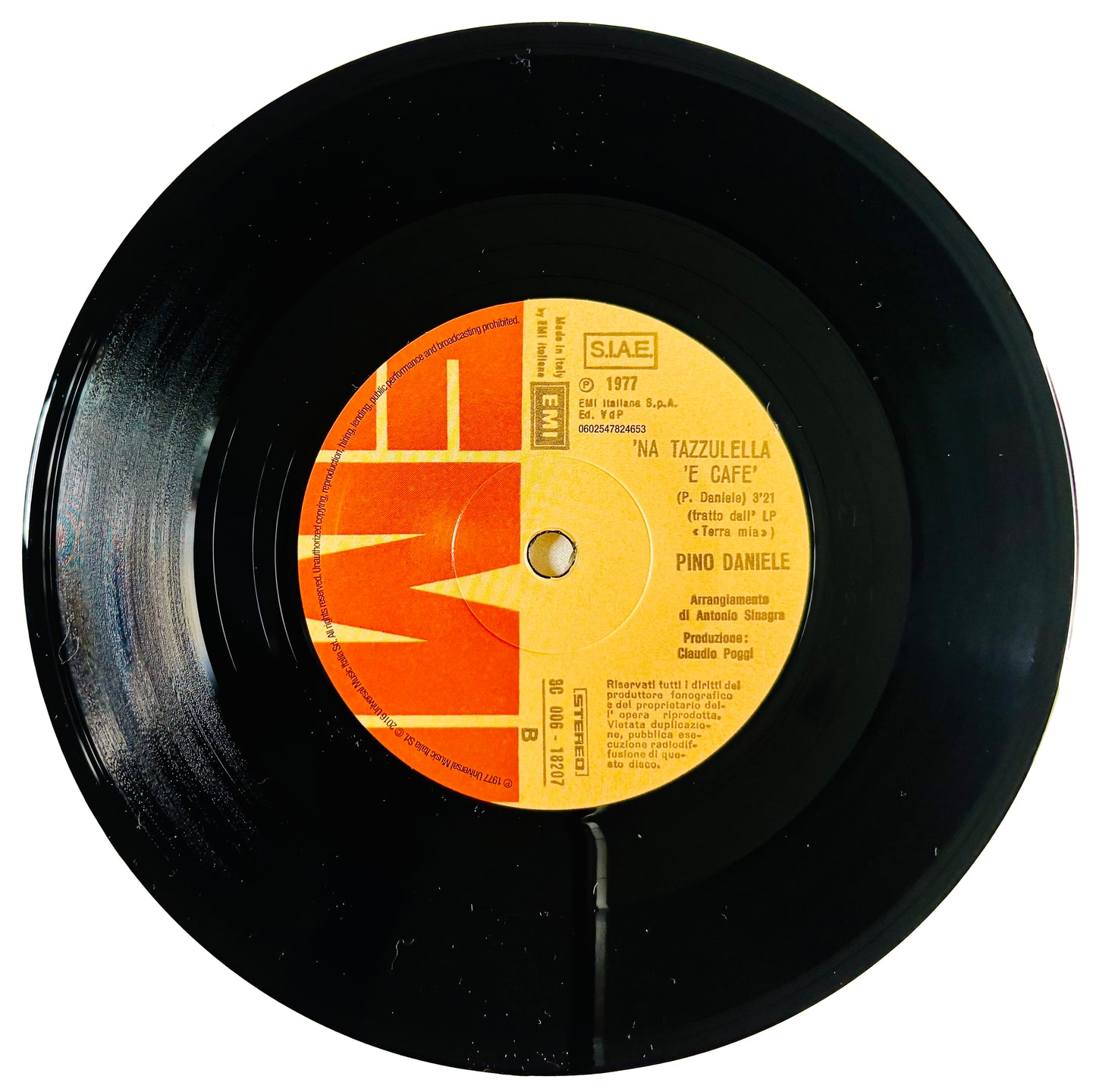 Pino Daniele - Napule e’ - Vinile Nero 45rpm (7” Black Vinyl) (Ed. RSD 2016)