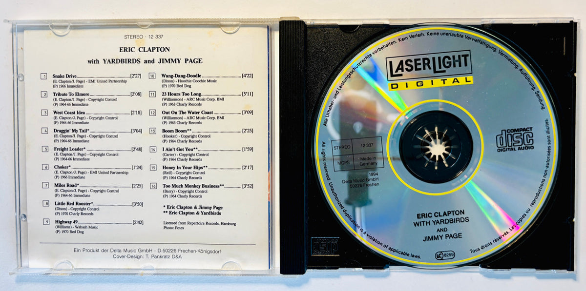 Eric Clapton - with Yardbirds and Jimmy Page - CD
