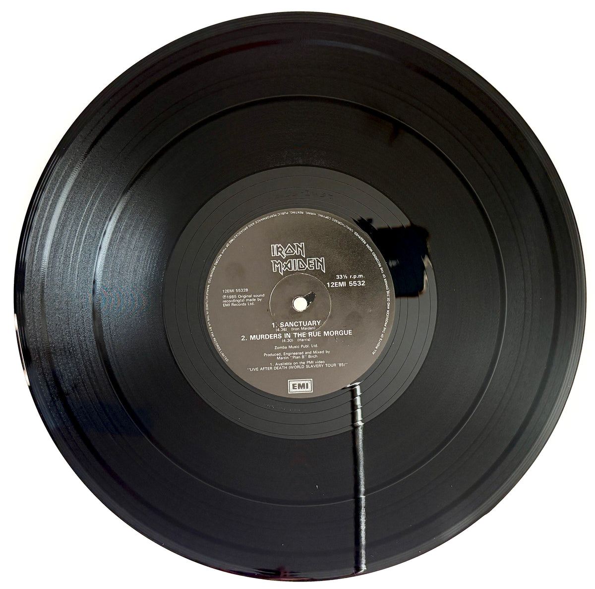 Iron Maiden - Running free - Vinile Nero (Black Vinyl) (UK 1985)