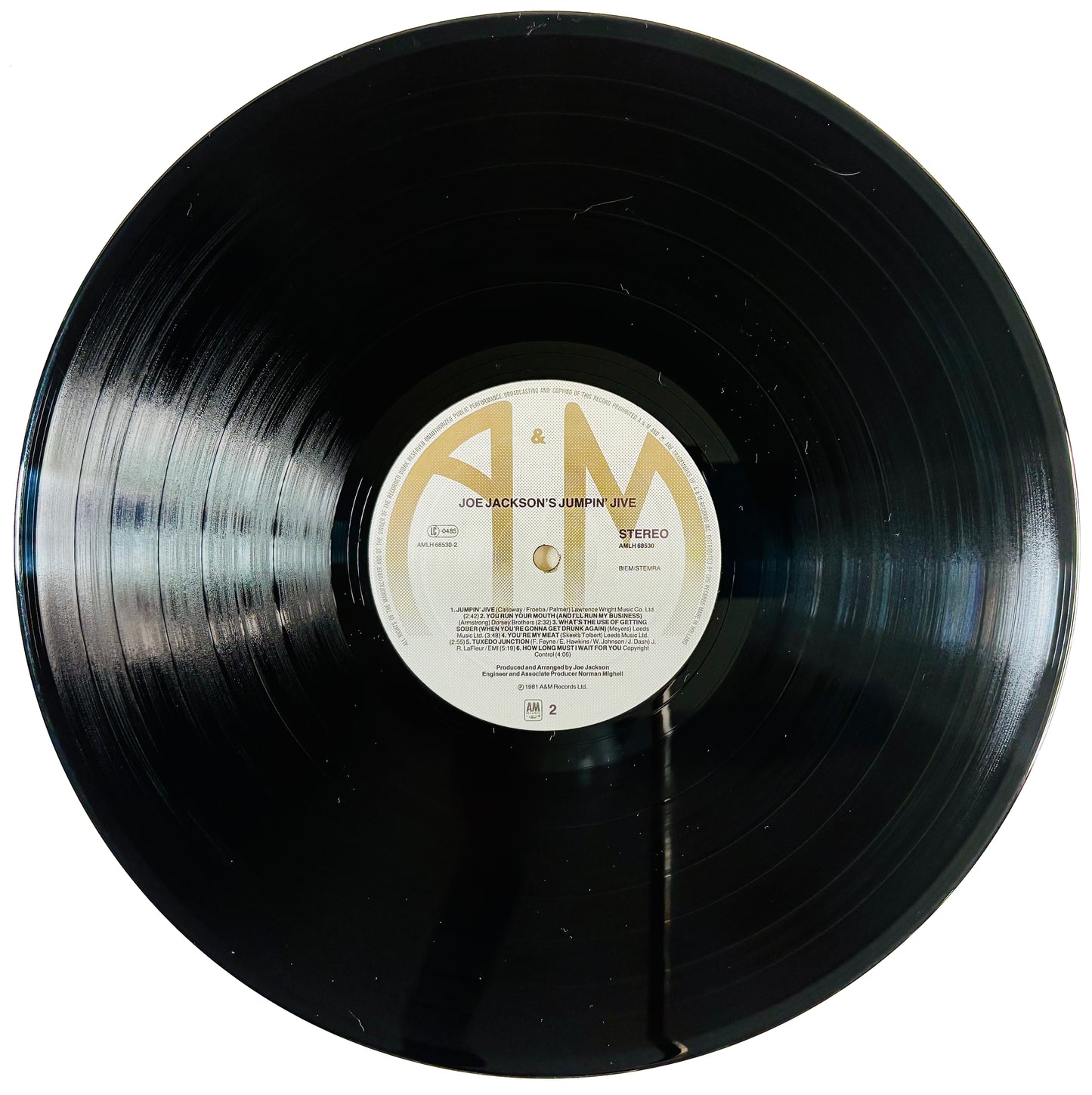 JOE JACKSON - Joe Jackson’s Jumpin’ Jive - Vinile Nero (1981)