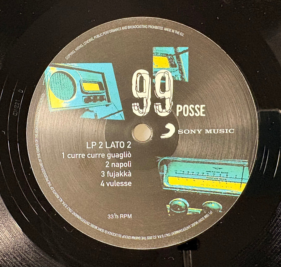 99 POSSE - Cerco Tiempo - Doppio Vinile Nero (180 grammi / Ed. 2022)