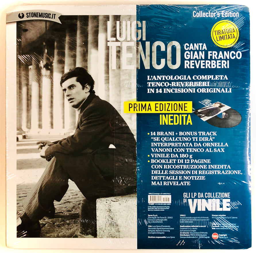LUIGI TENCO	- Canta Reverberi - Vinile Nero (Black Vinyl) (2021)