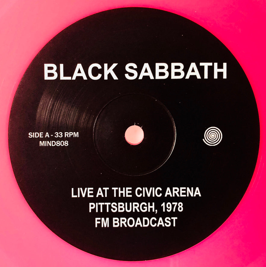 BLACK SABBATH - Live at the Civic Arena - Vinile Rosa Solido (Solid Pink Vinyl) (2021)