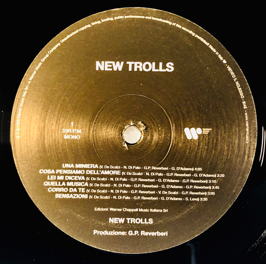 NEW TROLLS - New Trolls - Vinile Nero (Warner Music - 2024)