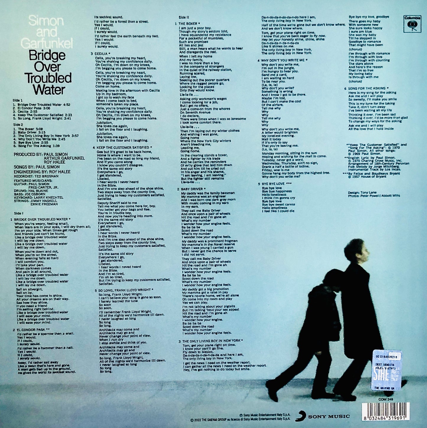 SIMON AND GARFUNKEL - Bridge over troubled water - Vinile Nero (Black Vinyl) (2022)