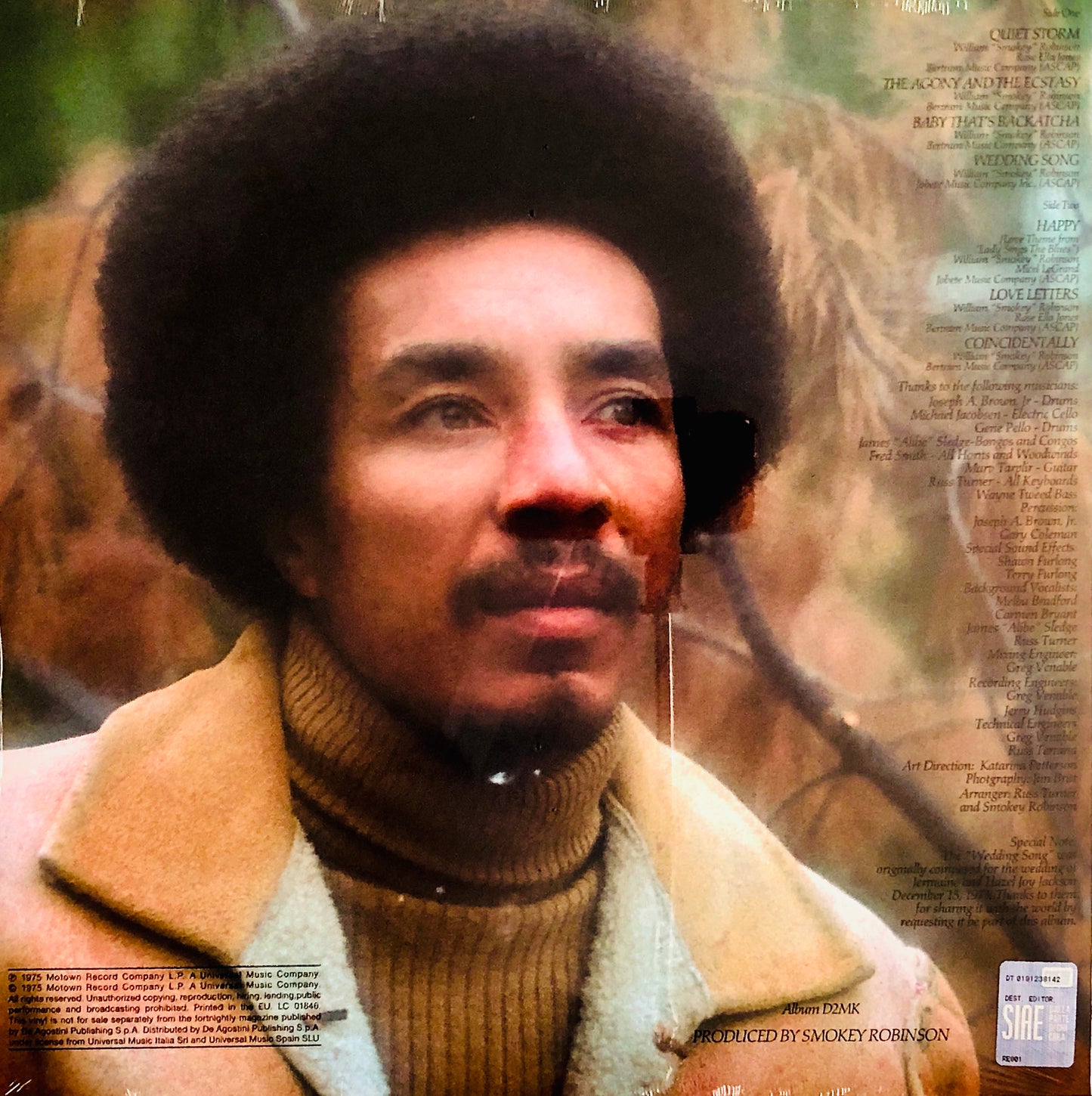 SMOKEY ROBINSON - A Quiet Storm - Vinile Nero (Black Vinyl)