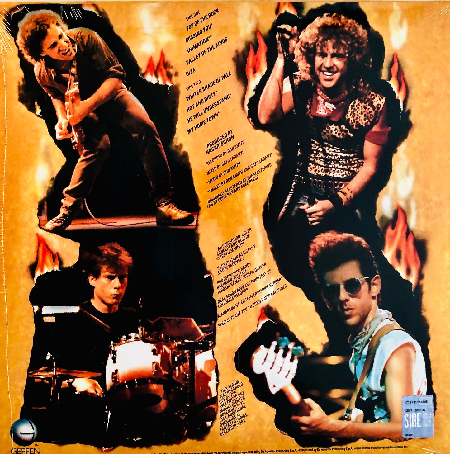 HSAS (Hagar, Schon, Aaronson, Shrieve) - Through the Fire - Vinile Nero (Black Vinyl)