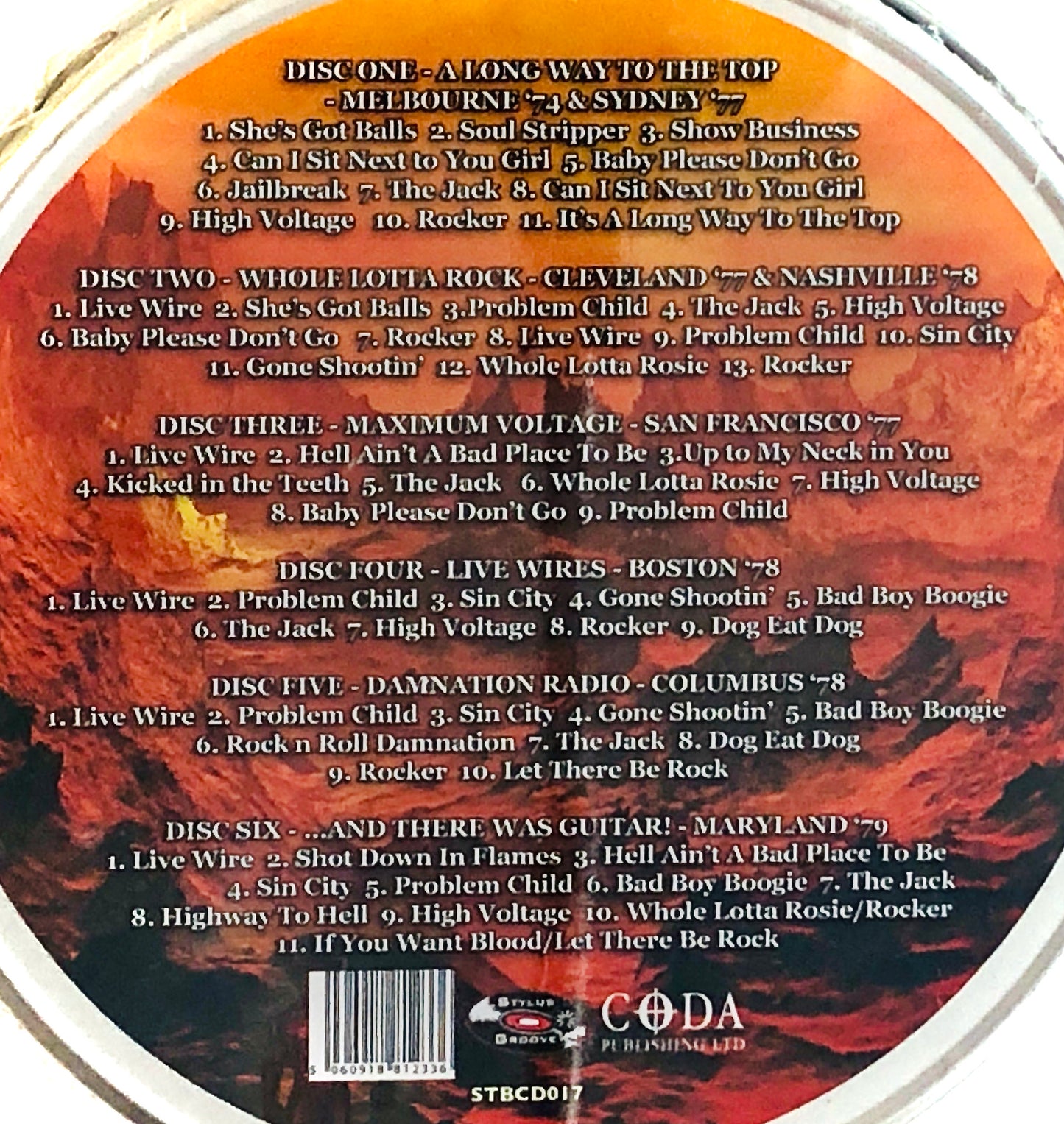 AC DC - Hell’s Radio (The Legendary Broadcasts) - N° 6 CD Set (importazione UK)
