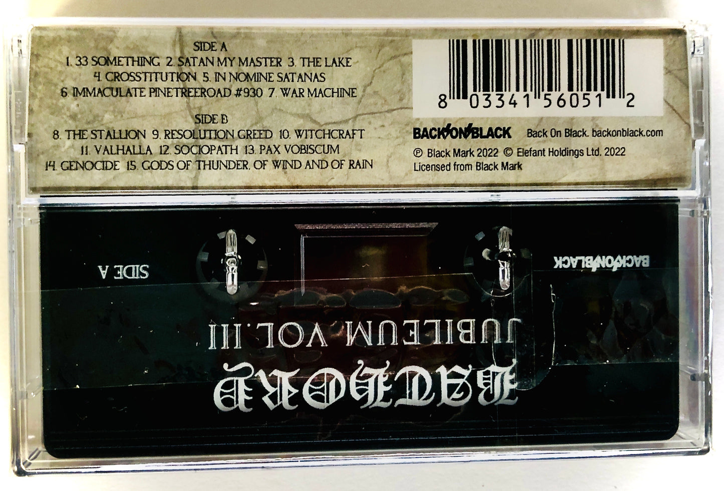 BATHORY - Jubileum Vol. 1/2/3 - Musicassetta (MC)