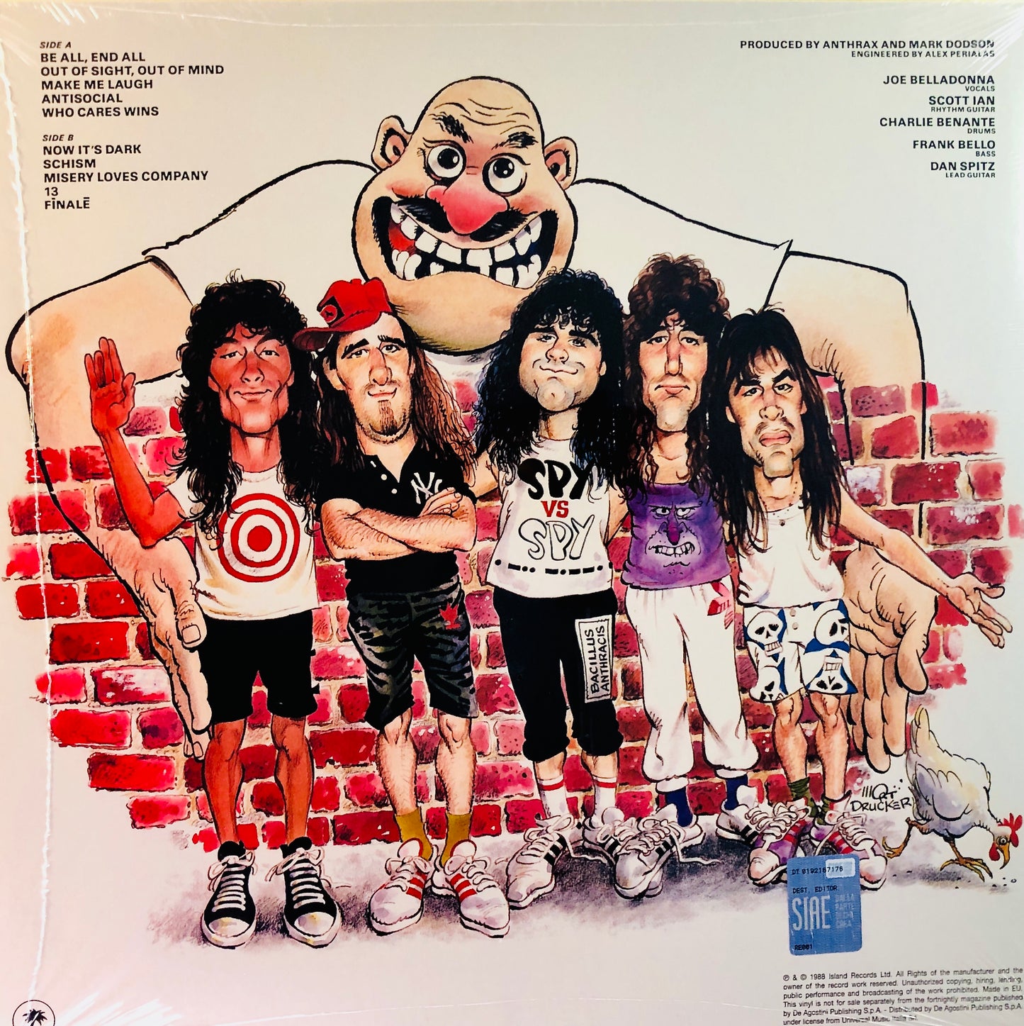 ANTHRAX - State of Euphoria - Vinile Nero (Black Vinyl)