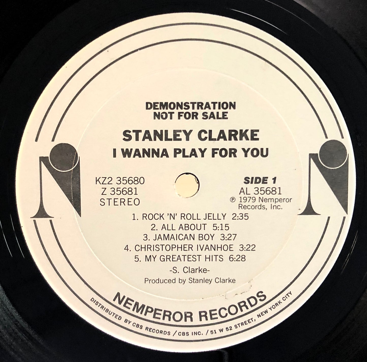 STANLEY CLARKE - I wanna play for you - Doppio Vinile Nero (Black Double Vinyl)