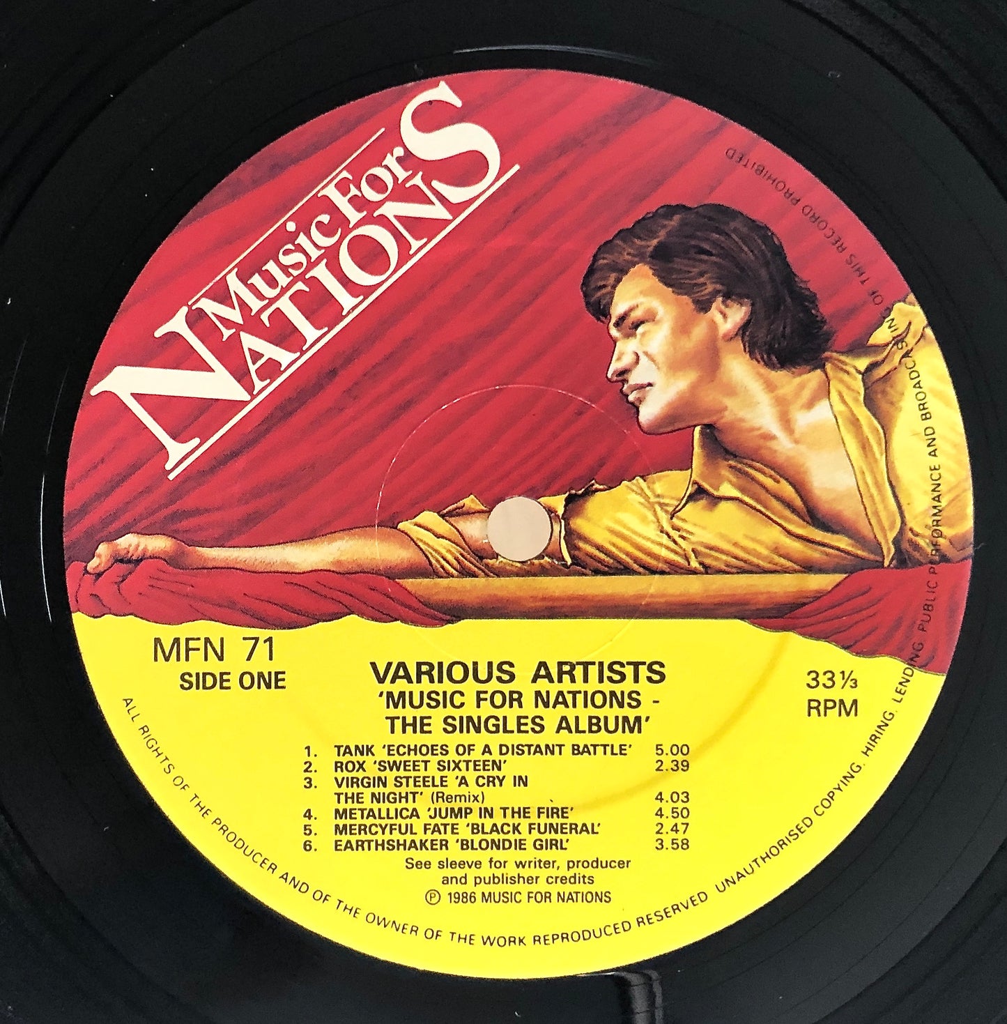 MUSIC FOR NATIONS - The Singles Album (Various Artists) - Doppio Vinile Nero (2LPs) (Music for Nation 1986 UK)