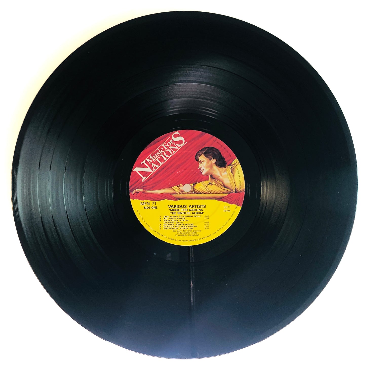 MUSIC FOR NATIONS - The Singles Album (Various Artists) - Doppio Vinile Nero (2LPs) (Music for Nation 1986 UK)