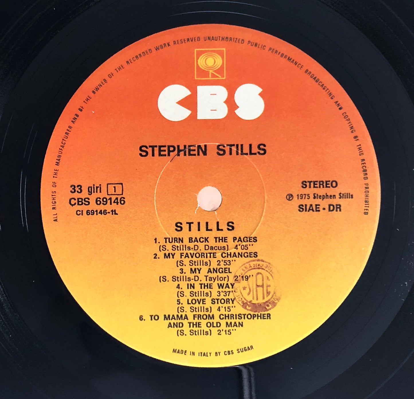 STEPHEN STILLS - Stills - Vinile Nero (Black Vinyl)