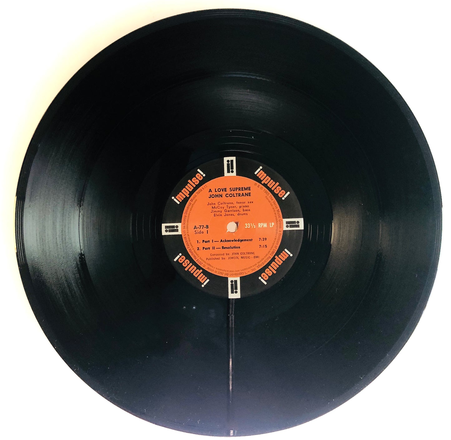 JOHN COLTRANE - A Love Supreme - Vinile Nero (Black Vinyl)