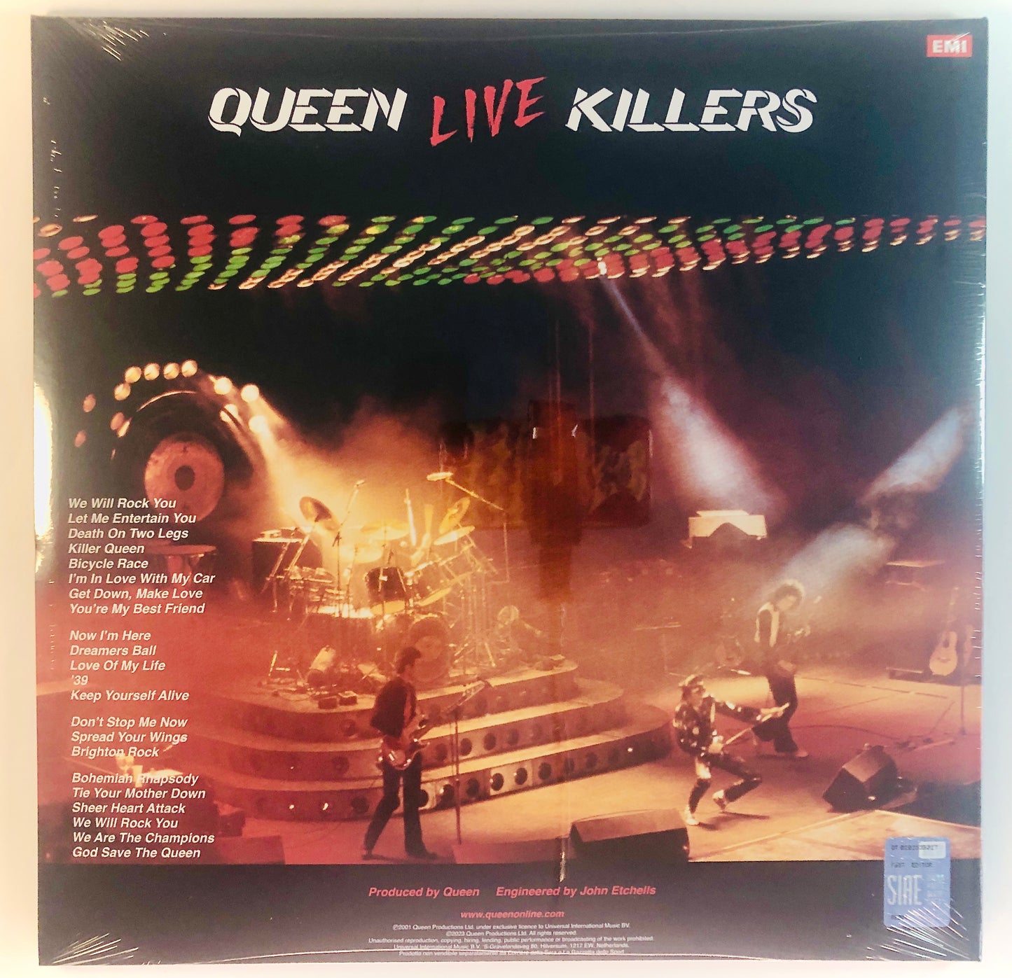 QUEEN - Live Killers - Doppio Vinile Nero (Black Double Vinyl)