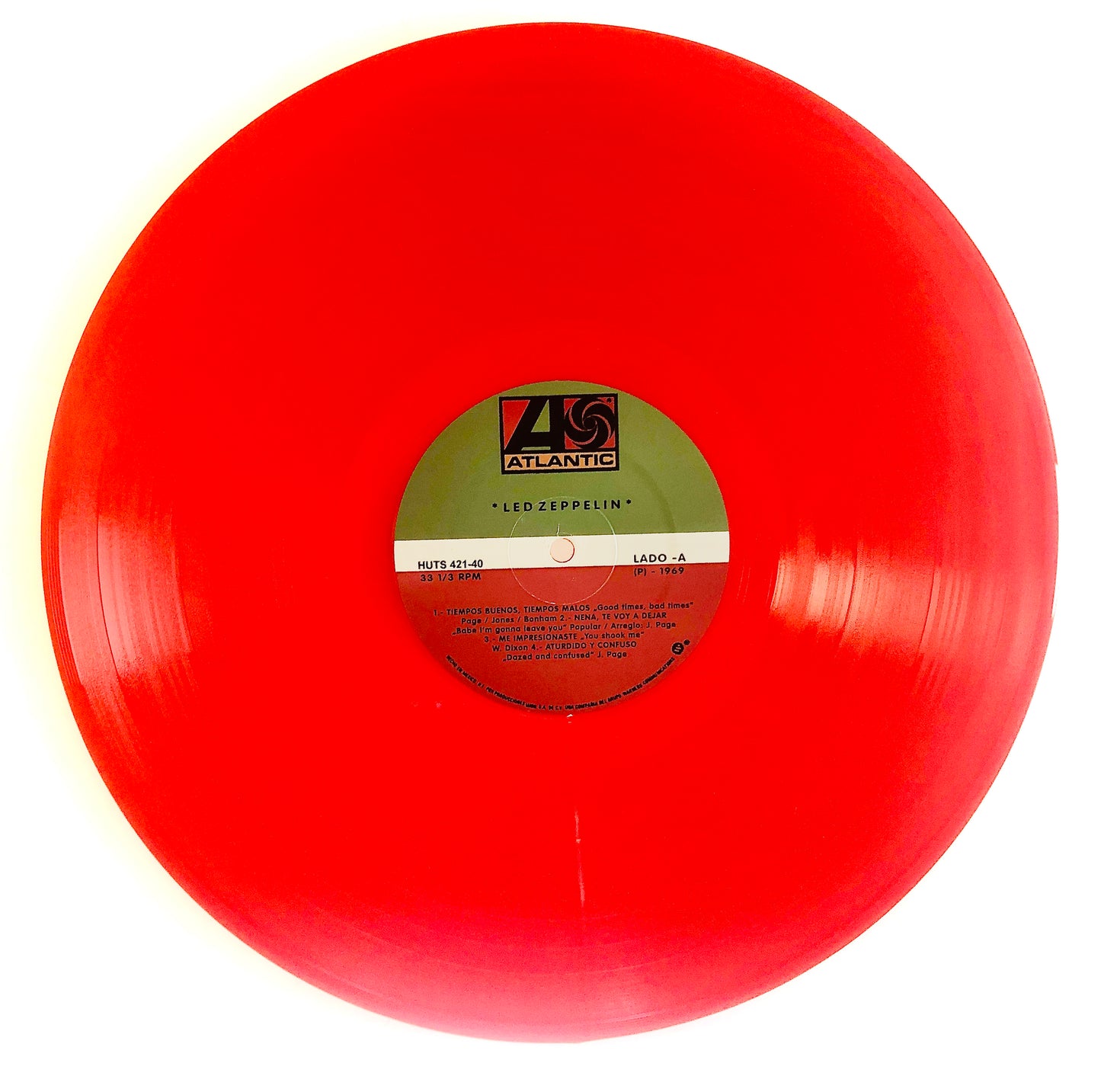LED ZEPPELIN - Led Zeppelin - Vinile Rosso Trasparente (Clear Red Vinyl)