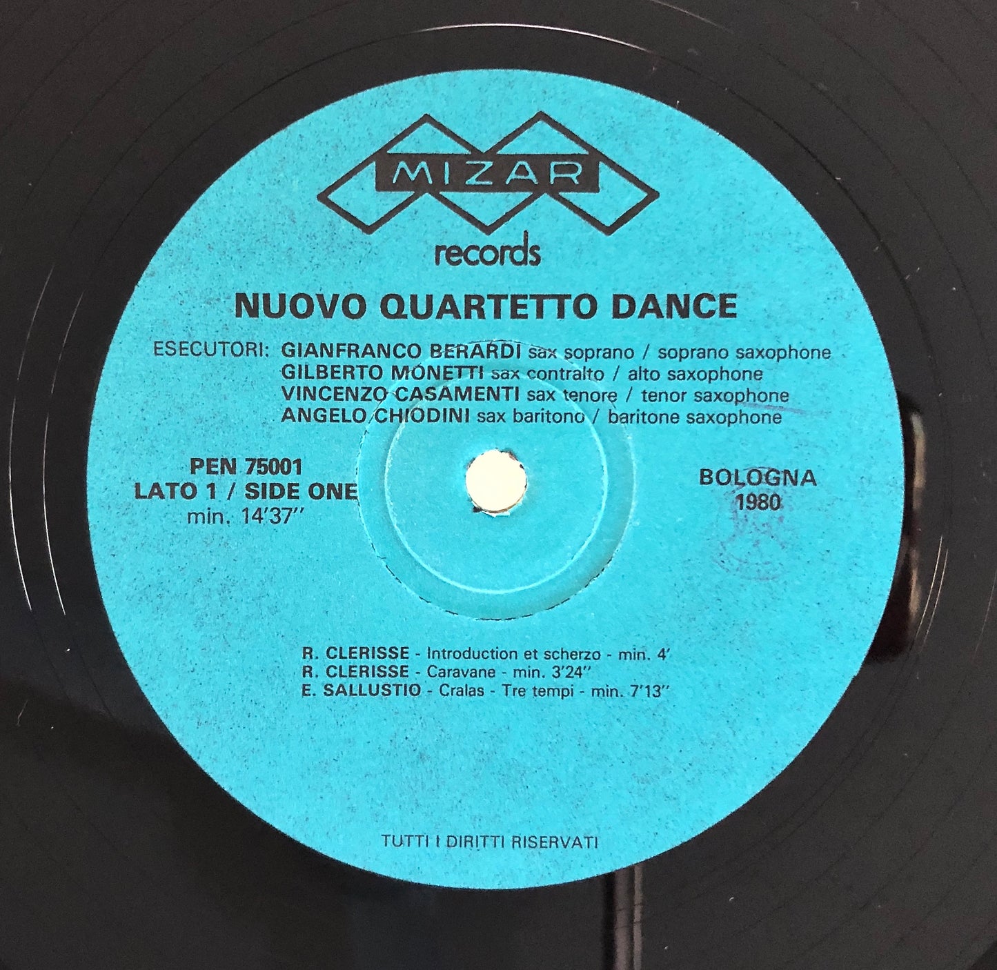 NUOVO QUARTETTO D’ANCE - Vinile Nero (Black Vinyl)