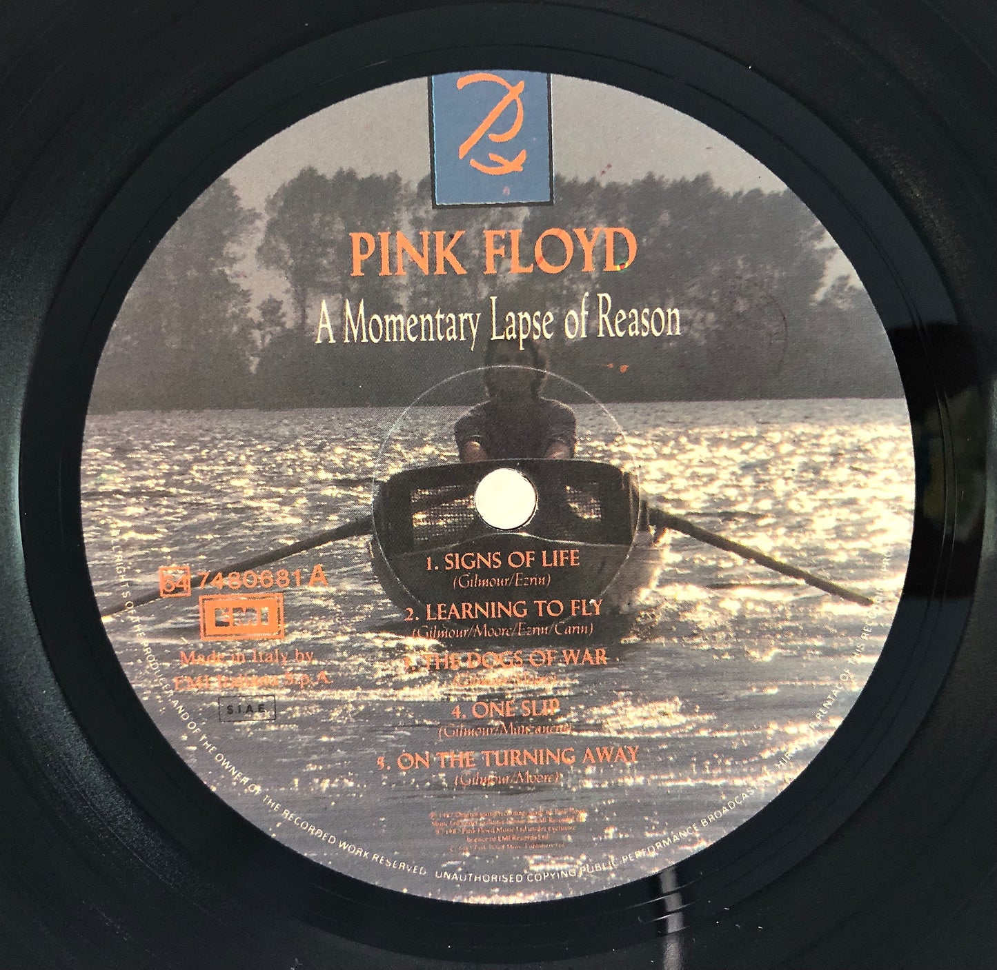 Pink Floyd - A momentary lapse of reason - Vinile Nero (Black Vinyl) (EMI - 1987)