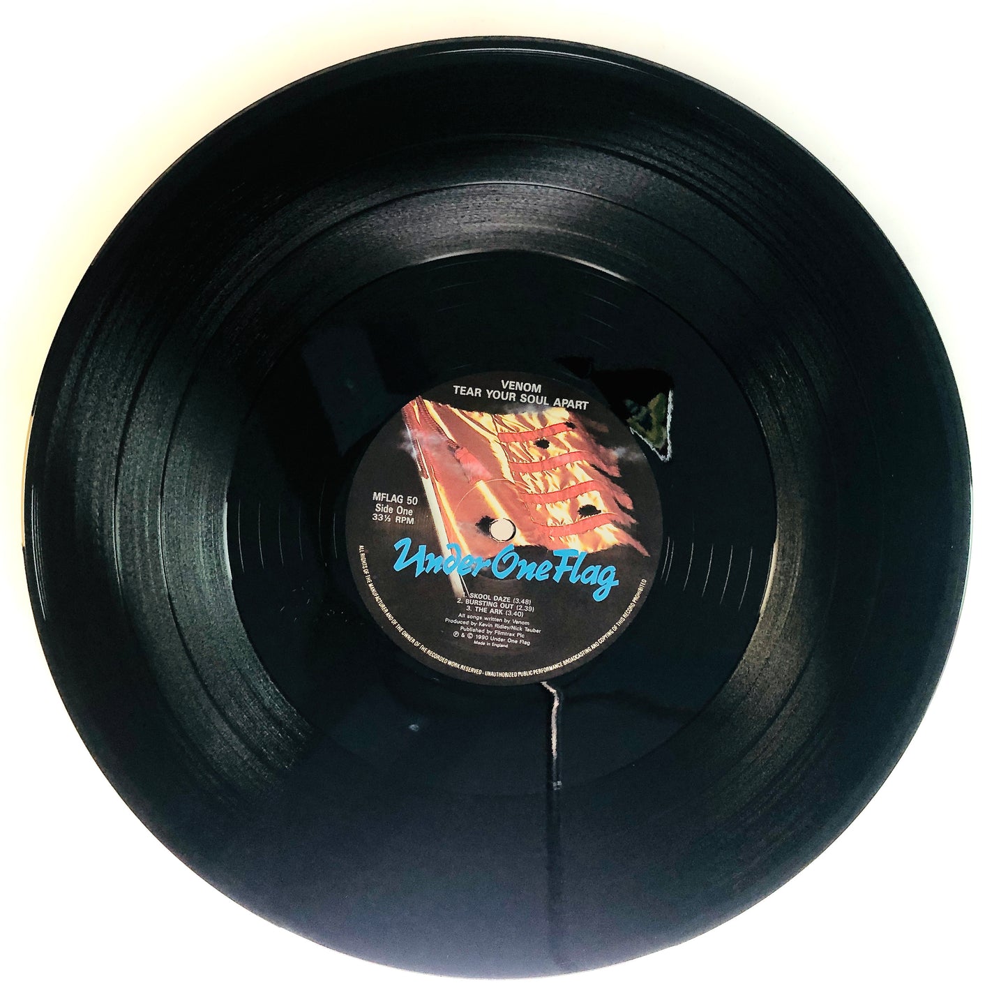VENOM - Tear your soul apart - Vinile Nero (Ed. Originale UK 1990) (Black Vinyl)