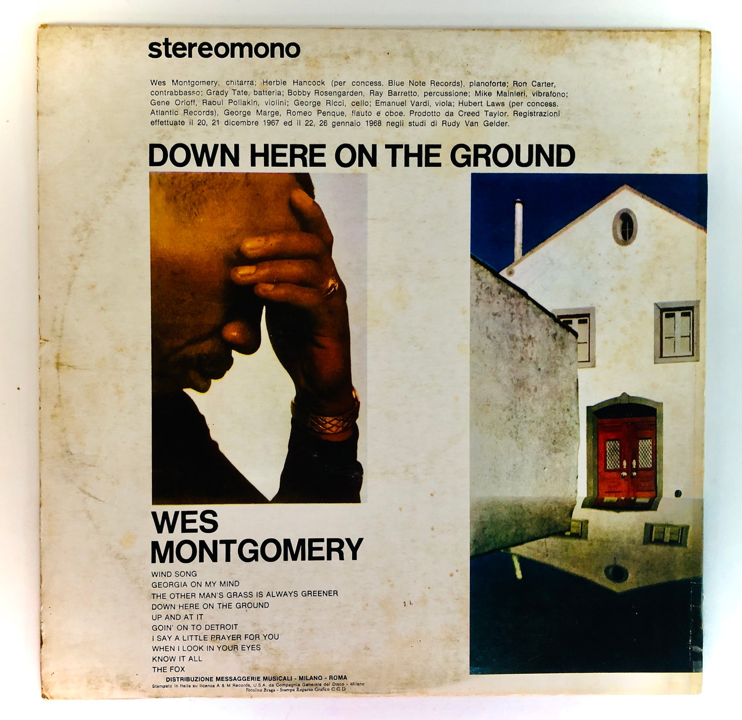 WES MONTGOMERY - Down here on the ground - Vinile Nero (Black Vinyl) (A&M 1968)