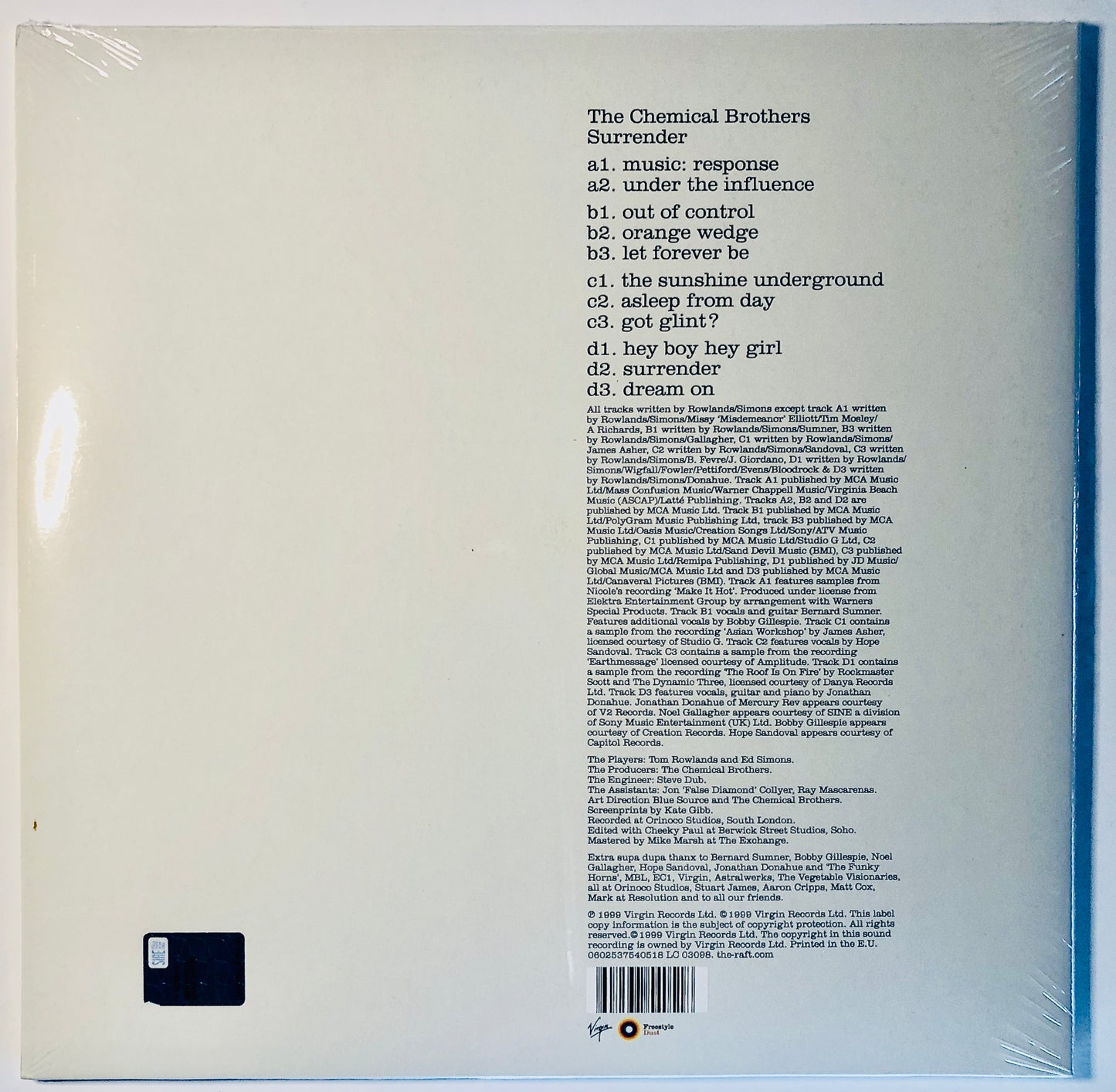 THE CHEMICAL BROTHERS - Surrender - Doppio Vinile Nero (Black Double Vinyl)