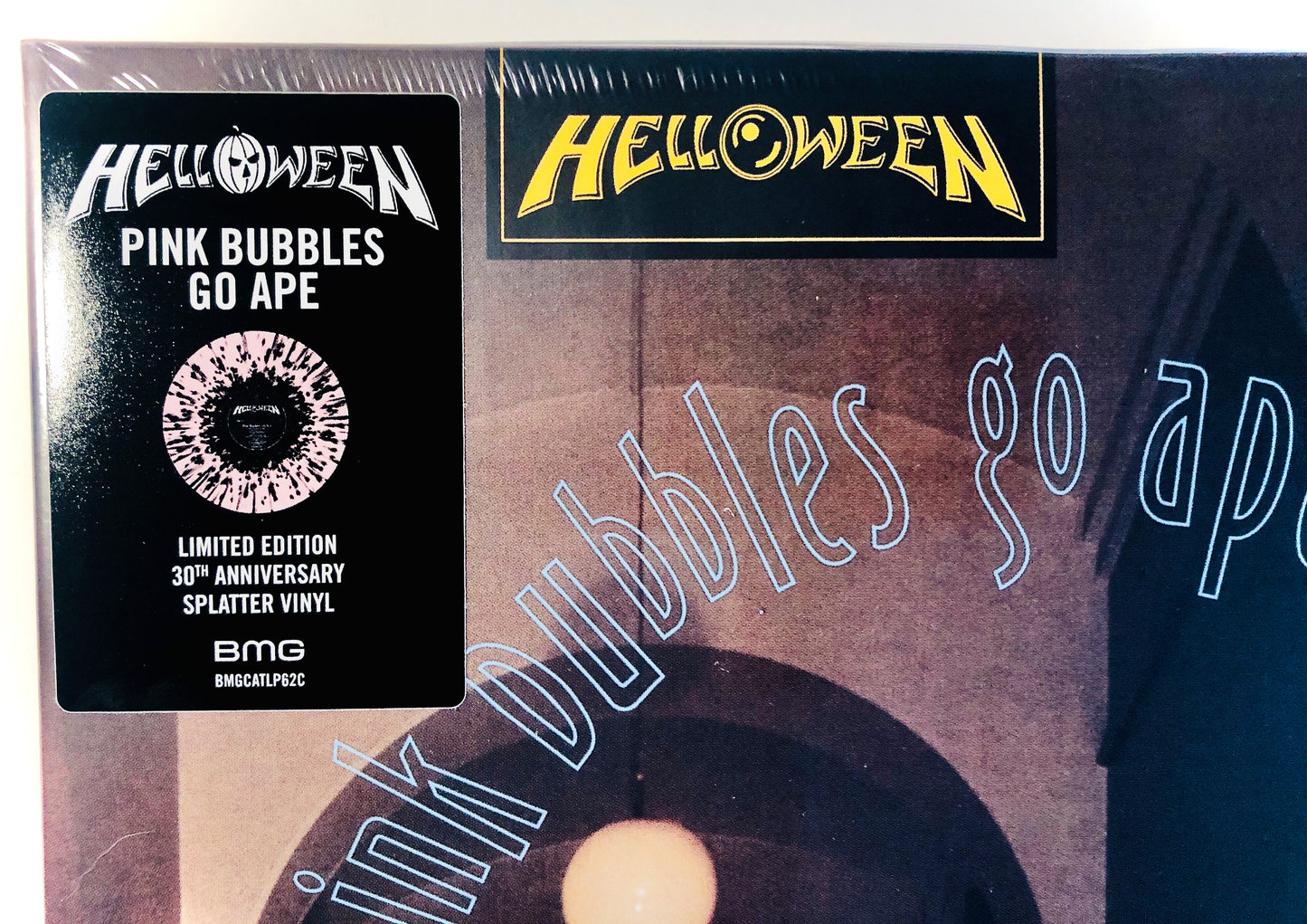 HELLOWEEN - Pink Bubbles go Ape - Vinile Rosa Nero Splatter (Pink Black Splatter Vinyl)