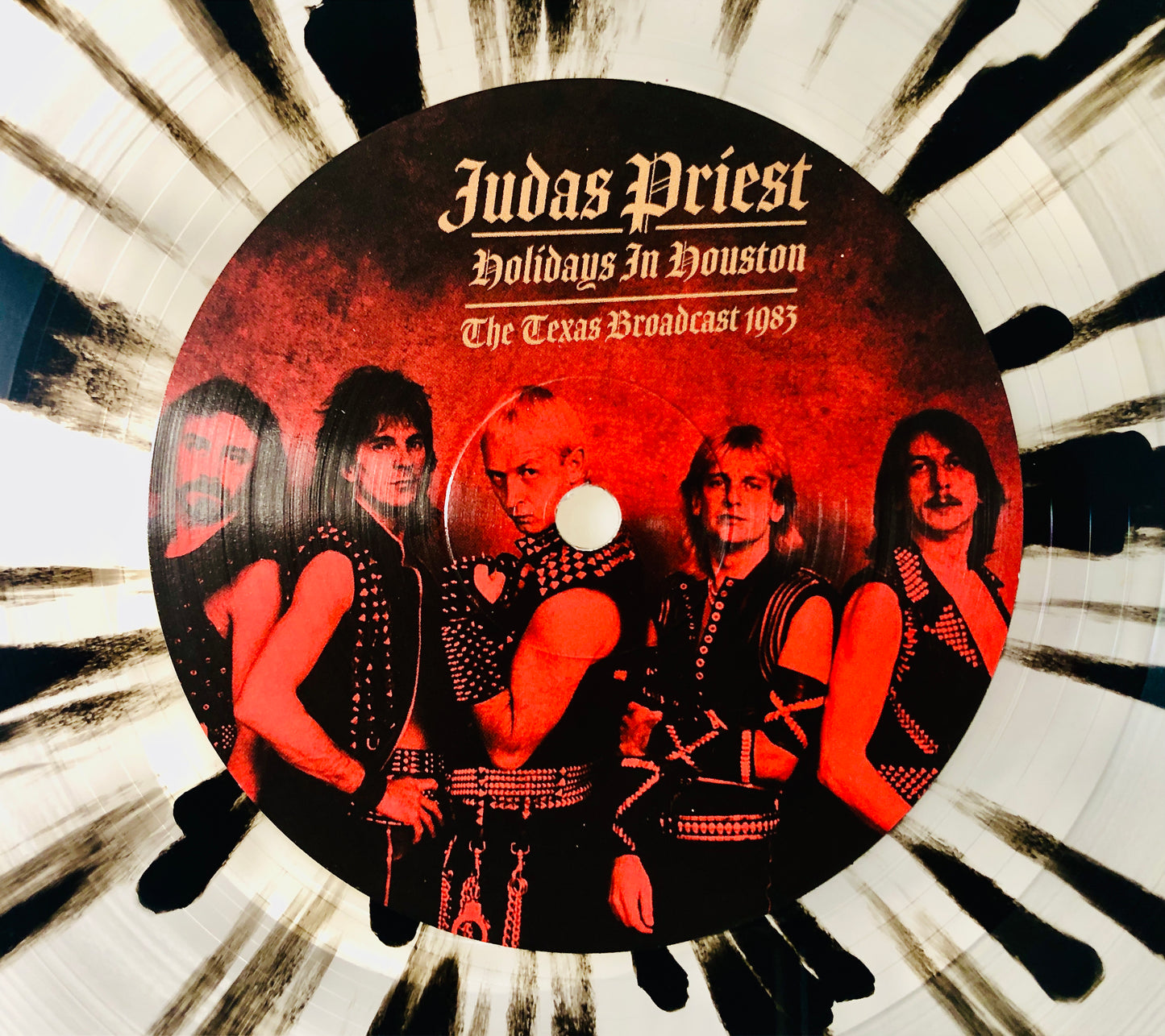 JUDAS PRIEST - Holidays in Houston - Vinile Trasparente Splatter Nero