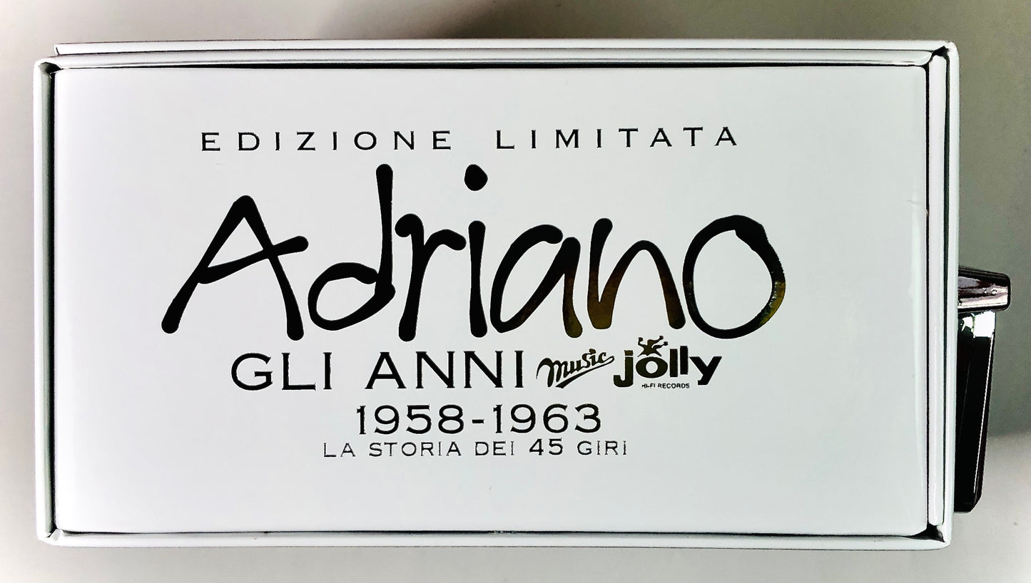 ADRIANO CELENTANO - Gli anni Music Jolly 1958/63 - Cofanetto (n° 33 vinili / 45rpm) Ed. Lim. Num. 520 copie