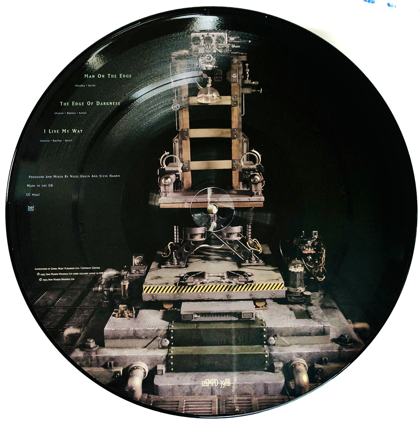 Iron Maiden - Man on the Edge - Picture Disc (EMI 1995 UK)