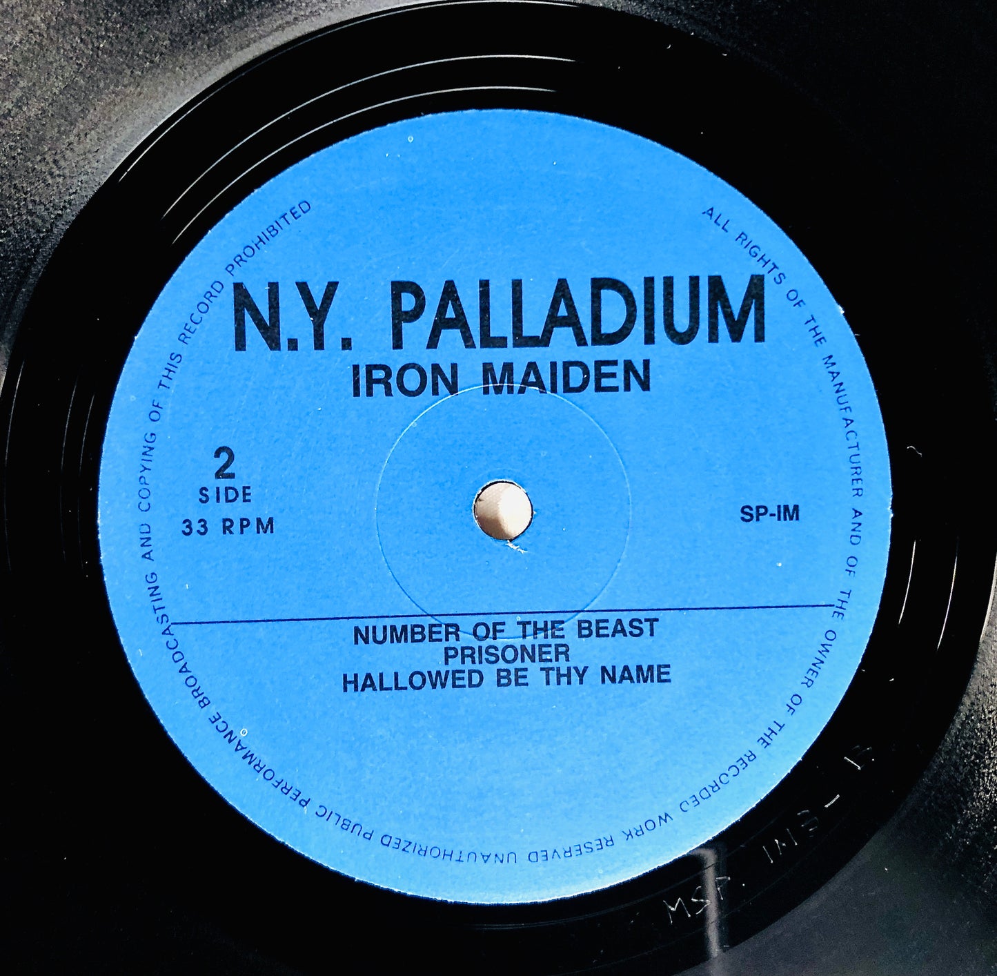 Iron Maiden - N.Y. Palladium 82 - Doppio Vinile Nero (2LPs Black Vinyl)