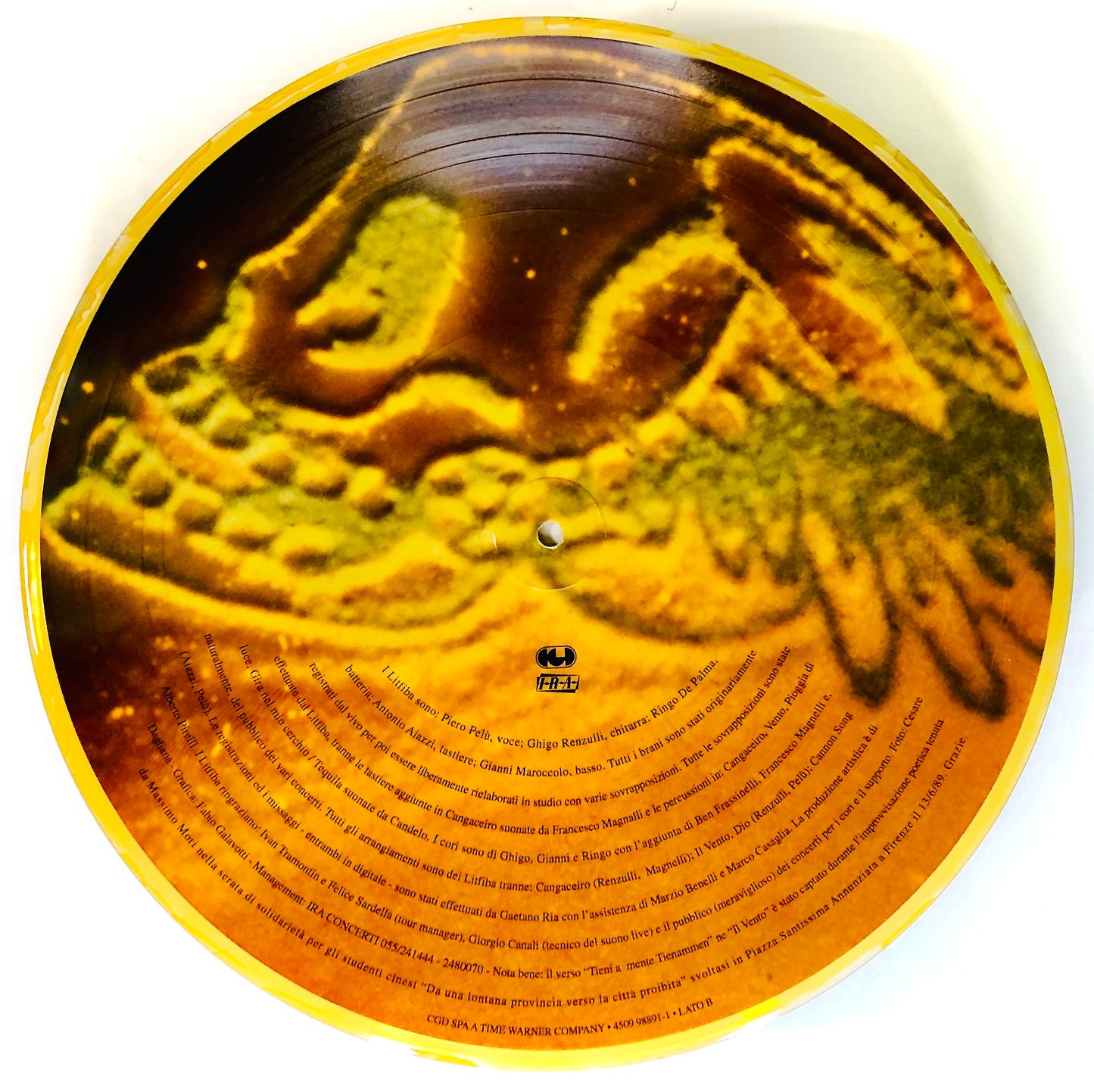 LITFIBA - Pirata - Picture Disc (Ed. Raro! Records, 1995)