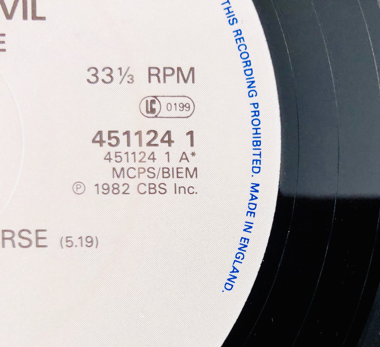 OZZY OSBOURNE - Talk of the Devil - Doppio Vinile Nero (Epic UK)