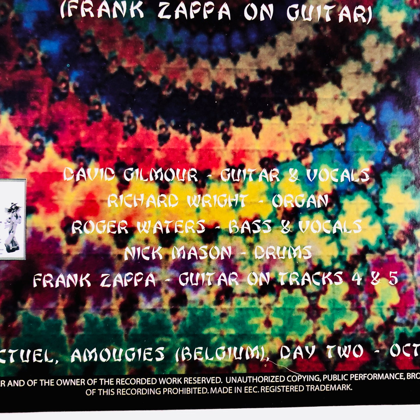 Pink Floyd - Pink Floyd meets Frank Zappa - Vinile Giallo Trasparente (Shadow Man Records 2007)