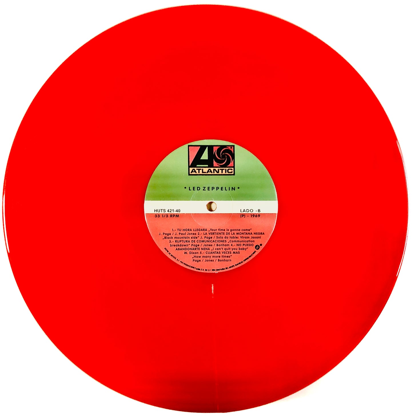 LED ZEPPELIN - Led Zeppelin - Vinile Rosso Trasparente (Clear Red Vinyl)