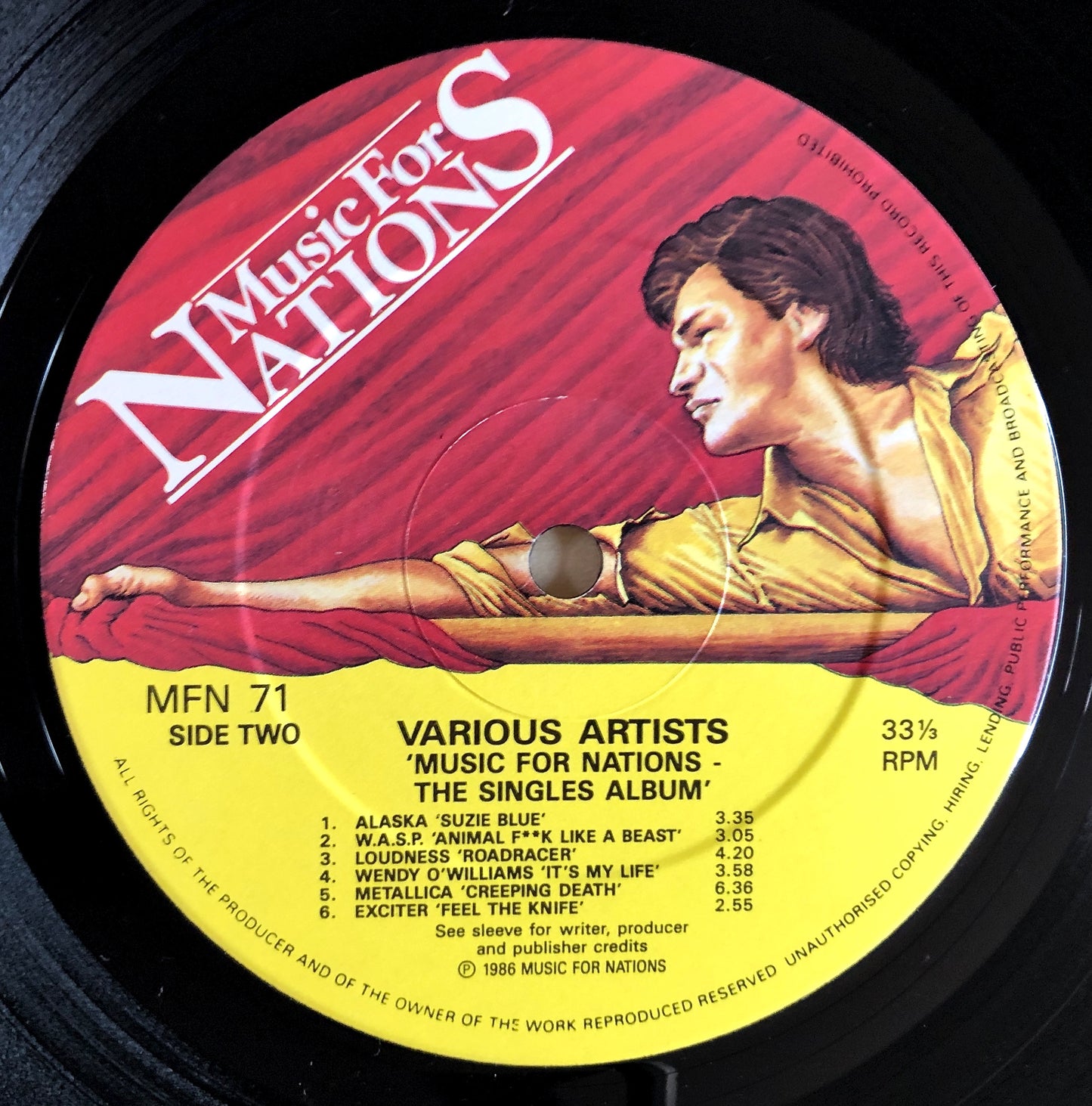 MUSIC FOR NATIONS - The Singles Album (Various Artists) - Doppio Vinile Nero (2LPs) (Music for Nation 1986 UK)