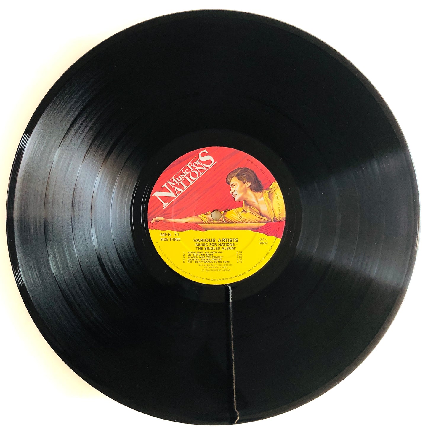 MUSIC FOR NATIONS - The Singles Album (Various Artists) - Doppio Vinile Nero (2LPs) (Music for Nation 1986 UK)
