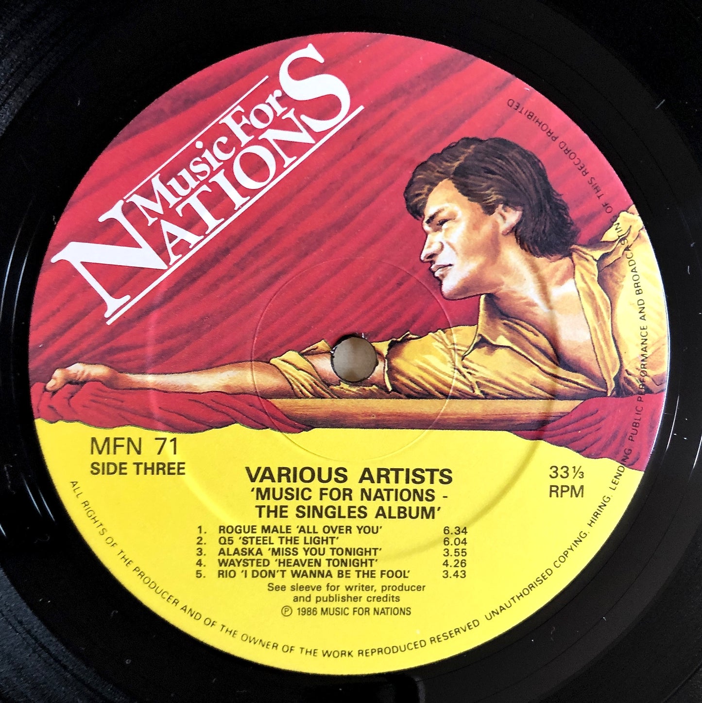 MUSIC FOR NATIONS - The Singles Album (Various Artists) - Doppio Vinile Nero (2LPs) (Music for Nation 1986 UK)