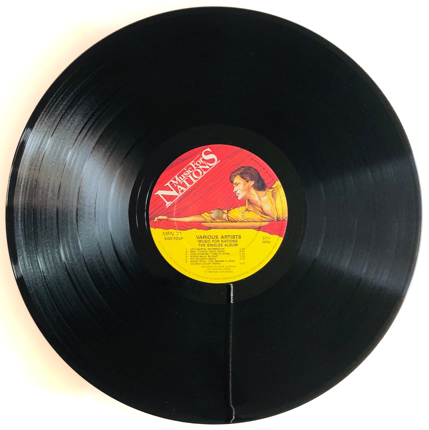 MUSIC FOR NATIONS - The Singles Album (Various Artists) - Doppio Vinile Nero (2LPs) (Music for Nation 1986 UK)