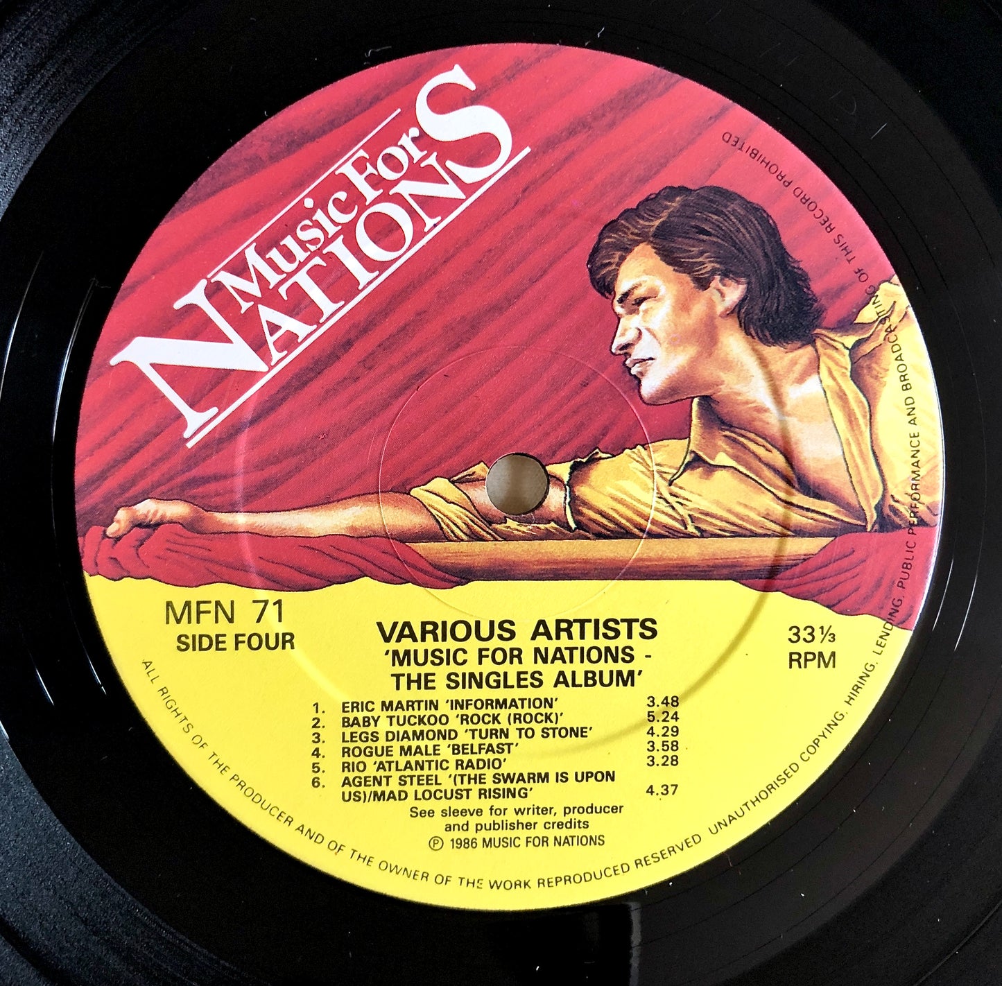 MUSIC FOR NATIONS - The Singles Album (Various Artists) - Doppio Vinile Nero (2LPs) (Music for Nation 1986 UK)